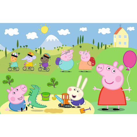 Puzzle Trefl Maxi 15el Świnka Peppa: Szczęśliwy dzień - 2